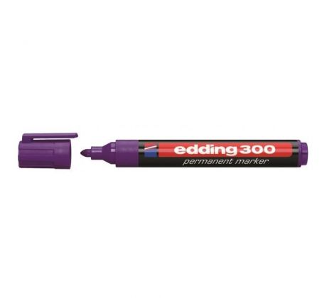 Permanentný popisovač edding 300 fialový