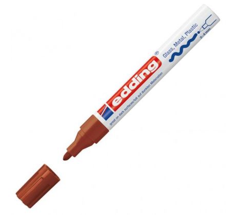 Lakový popisovač edding 750 hnedý