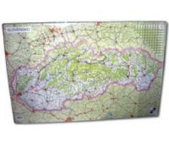 Podložka na stôl KARTON PP s mapou Slovenska 40x60cm