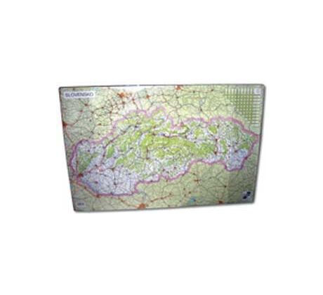 Podložka na stôl KARTON PP s mapou Slovenska 40x60cm