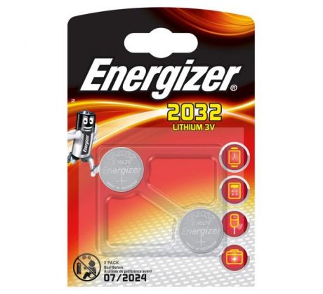 Batéria Energizer CR2032 gombíková 2ks