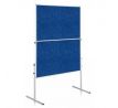 Moderačná tabuľa plstená 150x120 cm ECONOMY modrá