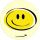 Moderačné karty emočné Smileys priemeru 9,5cm žlté 100 ks