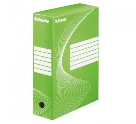 Archívny box Esselte 100mm zelený/biely