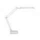 Lampa stolná LED MAUL Atlantic so svorkou strieborná