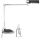 Lampa stolná MAUL Office strieborná/čierna