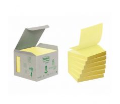 DARČEK - Z-Bločky Post-it recyklované 76x76mm žlté - Objednaj 1 ks a dostaneš darček 1 ks Vypestuj si rastlinu BD ( Platí do 31.10.2023)