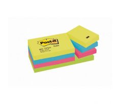 Samolepiaci bloček Post-it ENERGETIC, 38x51mm, 12x100 lístkov