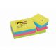 Samolepiaci bloček Post-it ENERGETIC, 38x51mm, 12x100 lístkov