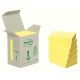 Samolepiaci bloček Post-it recyklované, 76x76 mm, žlté