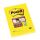 Samolepiaci bloček Post-it Super Sticky, 102x152 mm, žltý, linajky