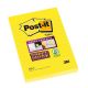 Samolepiaci bloček Post-it Super Sticky, 102x152 mm, žltý, linajky