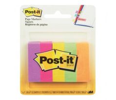 Záložky Post-it papierové, 15x50 mm