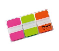 Post-it index extra silný neónové farby 25 x 38 mm