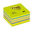 Bloček kocka Post-it 76x76 neónová zelená mix