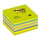DARČEK - Samolepiaci bloček Post-it 76 x 76 mm, neónová zelená, mix farieb  - Objednaj 1 ks a dostaneš darček 1 ks Detské nožničky s guľatou špičkou, mäkká rukoväť ( Platí do 30.9.2025)