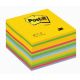 Samolepiaci bloček Post-it, 76x76 mm, mix farieb