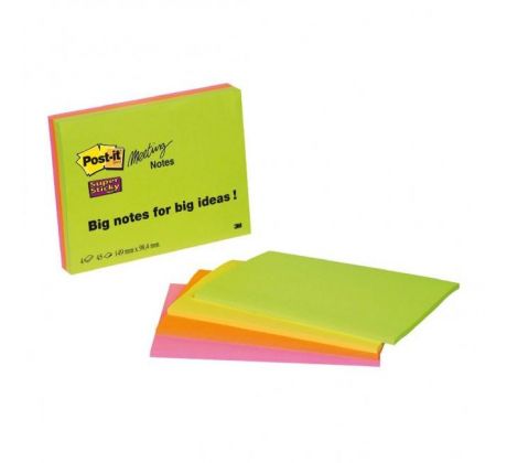 Blok Meeting notes Supersticky 149x98,4mm