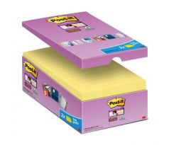 Samolepiaci bloček Post-it Super Sticky žlté 76x76mm 16x90l