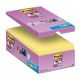Samolepiaci bloček Post-it Super Sticky žlté 76x76mm 16x90l