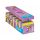Samolepiaci bloček Post-it Super Sticky, 76x76 mm, mix neónových farieb, zvýhodnené balenie