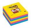 Samolepiaci bloček Post-it Super Sticky CARNIVAL, veľkosť 101x 101 mm, 6 bločkov po 90 lístkov