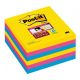 Samolepiaci bloček Post-it Super Sticky CARNIVAL, veľkosť 101x 101 mm, 6 bločkov po 90 lístkov