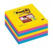 Samolepiaci bloček Post-it Super Sticky CARNIVAL, veľkosť 101x 101 mm, 6 bločkov po 90 lístkov