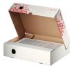 Archívny box Esselte Speedbox so sklápacím vekom 80mm biely/červený