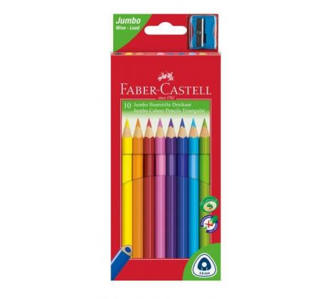 Farbičky Faber Castell Junior grip, 10 ks