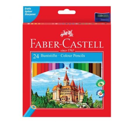 Farbičky Faber Castell drevené, 36 ks