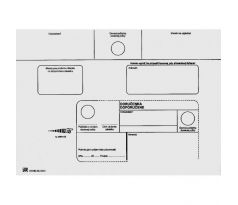 Poštové obálky C5 doručenka, 1000 ks