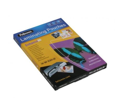 Laminovacie fólie Fellowes 154x216 /A5/ 80mic , lesklé