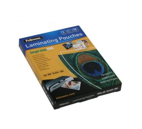 Laminovacie fólie Fellowes 154x216 /A5/ 100mic, lesklé