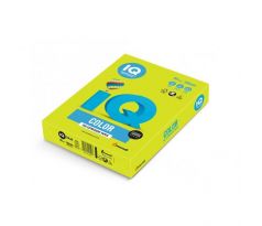 Farebný papier IQ color neónovo zelený NEOGN, A4, 80g