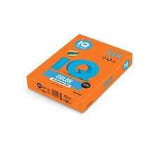 Farebný papier IQ color oranžový OR43, A4, 160g