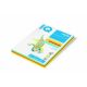 Farebný papier IQ color 5x50 mix intenzívne farby, A4, 80g