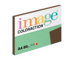 Farebný papier Image Coloraction, A4, 80g, hnedý, 100 hárkov