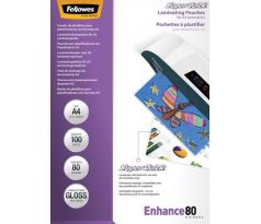 Laminovacie fólie Fellowes 216x303 A4 80mic Superquick