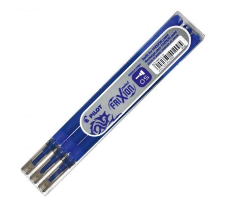 Náhradná náplň do gumovacieho rollera PILOT Frixion Point 0,5 mm modrá 3ks