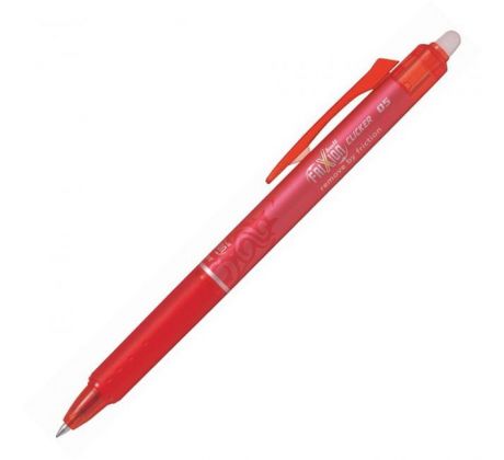 Roller gumovací PILOT Frixion clicker 0,5 mm červený