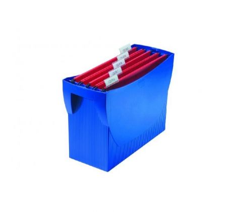 Prenosný box na závesné obaly HAN SWING bez veka modrý