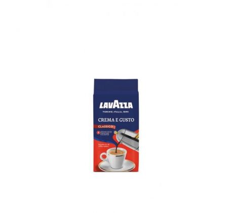 Káva LAVAZZA Crema e Gusto mletá 250 g vákuovo balená