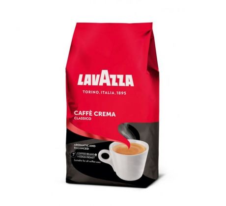 Káva LAVAZZA Caffe Crema Classico zrnková 1 kg