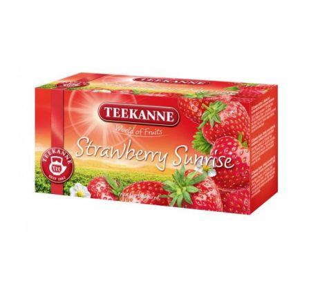 Čaj TEEKANNE ovocný Strawberry Sunrise HB 20 x 2,5g