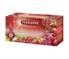 Čaj TEEKANNE ovocný HB Cranberry & Raspbery HB 20 x 2,25g