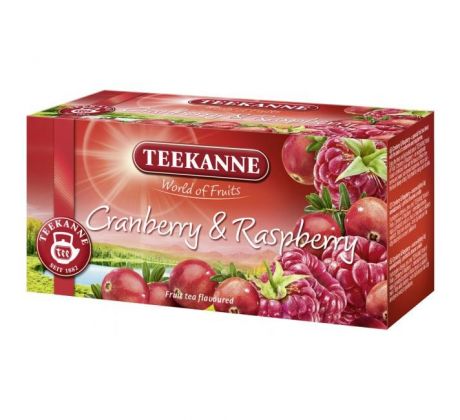 Čaj TEEKANNE ovocný HB Cranberry & Raspbery HB 20 x 2,25g
