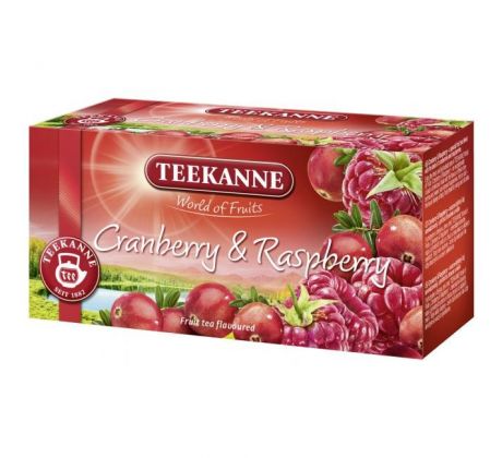 Čaj TEEKANNE ovocný HB Cranberry & Raspbery HB 20 x 2,25 g