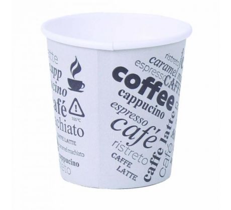 Papierový pohár 100ml Coffee to go s motívom 50ks