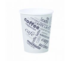 Papierový pohár 0,2l `Coffee to go` s motívom 50ks